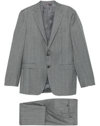 Canali - Costume À Fines Rayures - Lyst