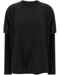 DI.LA3 PARI' - Manicotti Double-Layer Sweatshirt - Lyst