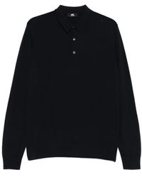 Alpha Studio - Jersey con cuello de polo - Lyst