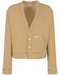 Marni - And Striped Cardigan Sweatshirt - Lyst