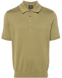 PS by Paul Smith - Knitted Organic-cotton Polo Shirt - Lyst