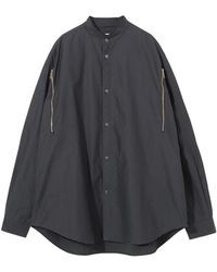 Undercover - Zip-Detail Cotton Shirt - Lyst