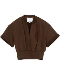 3.1 Phillip Lim - V-Neck Cotton T-Shirt - Lyst