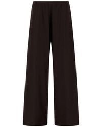 Herno - Elasticated-Waist Wide-Leg Trousers - Lyst