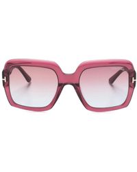 Tom Ford - Kaya Oversize-Frame Sunglasses - Lyst