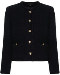Nili Lotan - Iman Tweed Cropped Jacket - Lyst