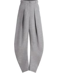 Lanvin - ベルテッド テーパードパンツ - Lyst