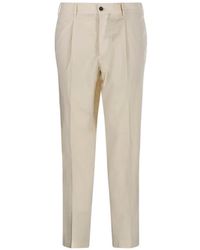 Santaniello - Pleated Trousers - Lyst