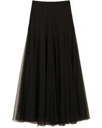 Twinset - Tulen Maxi-Rok Met Stippen - Lyst