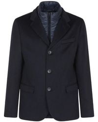 Herno - Chaqueta Con Cierre De Botón - Lyst