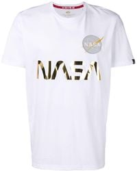 Alpha Industries - Nasa Reflective T-shirt - Lyst