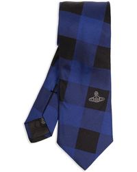 Vivienne Westwood - Cravate en soie à logo brodé - Lyst