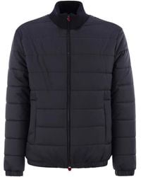 Kiton - Quilted Zip-Up Bomber Jacket - Lyst