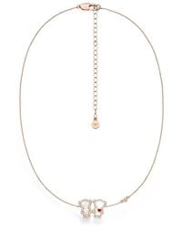 Emporio Armani - Crystal-Embellished Teddy Bear Necklace - Lyst