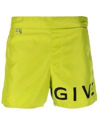 Givenchy - Badeshorts Mit Logo-Print - Lyst