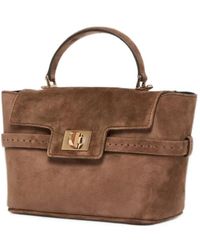 Max Mara - Extra-Small Margaux Suede Tote Bag - Lyst