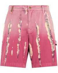 Moschino - Distressed Cargo Shorts - Lyst