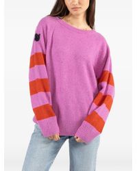 Freecity - Striped Crew-Neck Sweater - Lyst
