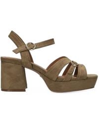 Mexx - Tobie Buckle-Detail Platform Sandals - Lyst