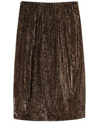 Twinset - Jupe Mi-Longue À Sequins - Lyst