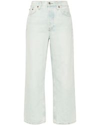 RE/DONE - Vaqueros Loose Crop - Lyst
