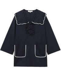 Sea - Abito Corto Marie Con Ricamo - Lyst