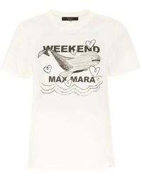 Weekend by Maxmara - Graphic-Print Cotton T-Shirt - Lyst