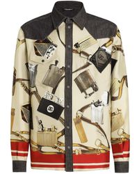 Dolce & Gabbana - Camisa con estampado gráfico - Lyst