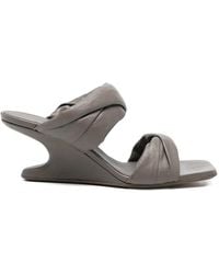 Rick Owens - Twisted Lambskin Sandals - Lyst