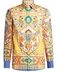 Etro - Graphic-Print Shirt - Lyst