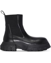 Rick Owens - Beatle Bozo Tractor Leather Boots - Lyst