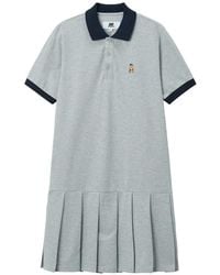 Chocoolate - Pleated Polo Dress - Lyst