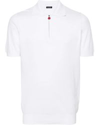 Kiton - Fine-Ribbed Polo Shirt - Lyst