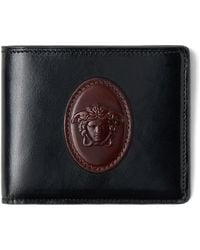 Versace - Roomy Leather Wallet - Lyst