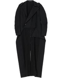 Yohji Yamamoto - Asymmetric Tailcoat Jacket - Lyst