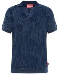 DIESEL - Ribbed-Knit T-Shirt - Lyst