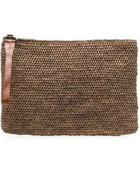 IBELIV - Clutch Mit Webmuster - Lyst