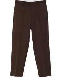 Amaranto - Pressed-Crease Trousers - Lyst