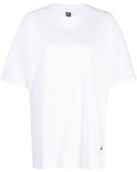 adidas By Stella McCartney - T-shirt en coton mélangé à logo imprimé - Lyst