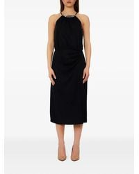 Liu Jo - Embellished Midi Dress - Lyst