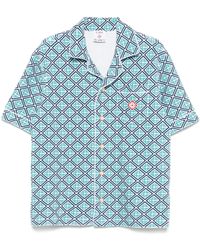 CASABLANCA - Chemise En Tissu Éponge À Motif Monogrammé - Lyst