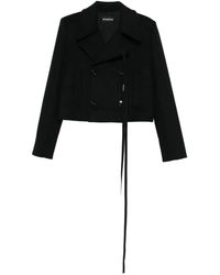 Ann Demeulemeester - Tie-Detail Jacket - Lyst