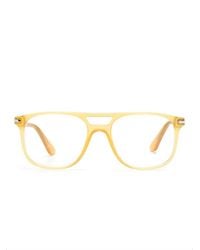 Persol - Pilot-Frame Translucent Glasses - Lyst
