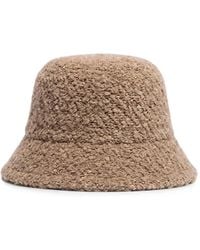 Peserico - Bouclé-Knit Bucket Hat - Lyst