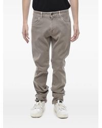 Corneliani - Logo-Patch Straight Jeans - Lyst