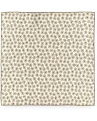 Brunello Cucinelli - Polka-Dot Silk Pocket Square - Lyst