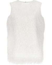Loulou de Saison - Yasmin Fringed Sleeveless Top - Lyst