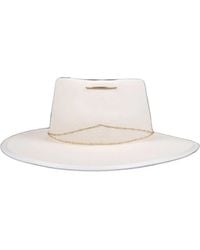 Van Palma - Anna Chain-Embellished Hat - Lyst