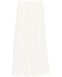 Twinset - Wide-Leg Tailored Trousers - Lyst