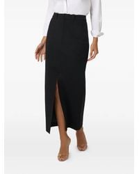 Toccin - Meg Slit Midi Skirt - Lyst
